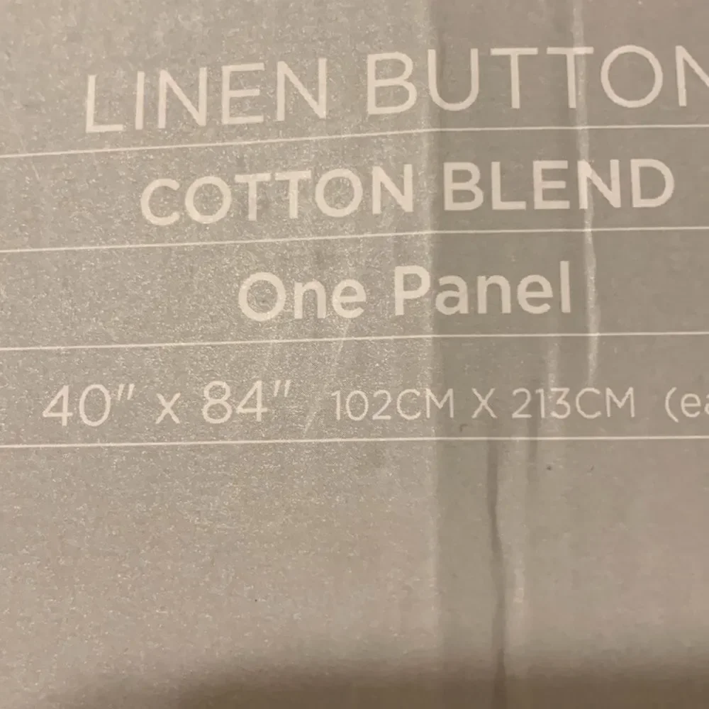 Elegant Two-Tone Sheer Curtain Panel (ONE PANEL)